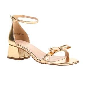 NEW CHINESE LAUNDRY women's lanita metallic sandals in gold